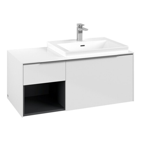 V&B Meuble sous lavabo Beck. re Subway 3.0 100,1x42,25x51,6cm, o LE/Gr AL g, Bri w