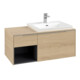 V&B Meuble sous lavabo Beck re Subway 3.0 100,1x42,25x51,6cm, o LE/Gr AL g, No Oa-1