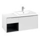 V&B Meuble sous lavabo Beck. re Subway 3.0 100,1x42,25x51,6cm, o LE/Gr AL gl, P bl.-1