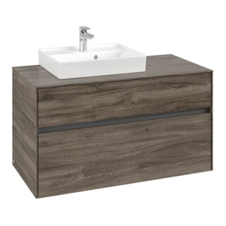 V&B Meuble sous lavabo Collaro 100x54,8x50 cm, EV gauche, chêne pierre