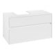 V&B Meuble sous-lavabo Collaro 100x54,8x50 cm, évier à gauche, blanc mat-1