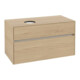 V&B Meuble sous lavabo Collaro 100x54,8x50 cm, évier gauche, chêne nordique-3