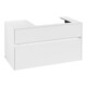 V&B Meuble sous lavabo Collaro 100x54,8x50 cm, lavabo à droite, blanc mat-4