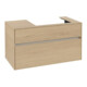 V&B Meuble sous lavabo Collaro 100x54,8x50 cm, lavabo à droite, chêne nordique-1