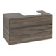 V&B Meuble sous-lavabo Collaro 100x54,8x50 cm, lavabo à droite, chêne pierre-1