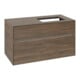 V&B Meuble sous lavabo Collaro 100x54,8x50 cm, lavabo à droite, LED 7,3 W, Ariz. Oa-1