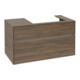 V&B Meuble sous-lavabo Collaro 100x54,8x50 cm, lavabo droit, LED 7,3 W, Ariz. Oa-1