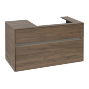 V&B Meuble sous-lavabo Collaro 100x54,8x50 cm, lavabo droit, LED 7,3 W, Ariz. Oa