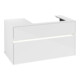 V&B Meuble sous lavabo Collaro 100x54,8x50 cm, lavabo droit, LED 7,3 W, blanc brillant-4