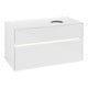 V&B Meuble sous lavabo Collaro 100x54,8x50 cm, lavabo droit, LED 7,3 W, blanc brillant-4