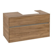 V&B Meuble sous lavabo Collaro 100x54,8x50 cm, lavabo droit, LED 7,3 W, Kan Oa-3