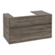 V&B Meuble sous lavabo Collaro 100x54,8x50 cm, lavabo gauche, chêne pierre-1