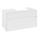 V&B Meuble sous lavabo Collaro 100x54,8x50 cm, lave-mains droite, blanc mat-1