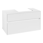 V&B Meuble sous lavabo Collaro 100x54,8x50 cm, lave-mains droite, blanc mat