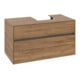 V&B Meuble sous lavabo Collaro 100x54,8x50 cm, LV droite, chêne Kansas-4