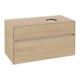 V&B Meuble sous lavabo Collaro 100x54,8x50 cm, LV droite, Chêne Nordic-4