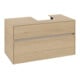V&B Meuble sous-lavabo Collaro 100x54,8x50 cm, LV droite, chêne nordique-1