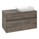 V&B Meuble sous-lavabo Collaro 100x54,8x50 cm, LV droite, chêne pierre-1