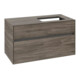 V&B Meuble sous-lavabo Collaro 100x54,8x50 cm, LV droite, chêne pierre-3