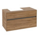 V&B Meuble sous lavabo Collaro 100x54,8x50 cm, LV gauche, chêne Kansas-3