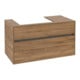 V&B Meuble sous lavabo Collaro 100x54,8x50 cm, LV gauche, chêne Kansas-1