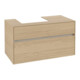 V&B Meuble sous lavabo Collaro 100x54,8x50 cm, vasque à gauche, chêne nordique-4