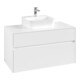V&B Meuble sous-lavabo Collaro 100x54,8x50 cm, vasque centrale, blanc mat-3