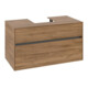 V&B Meuble sous lavabo Collaro 100x54,8x50 cm, vasque centrale, chêne Kansas-1