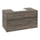 V&B Meuble sous lavabo Collaro 100x54,8x50 cm, vasque centrale, chêne pierre-3