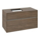 V&B Meuble sous lavabo Collaro 100x54,8x50 cm, WT l, LED 7,3 W, Ariz. Oa-3
