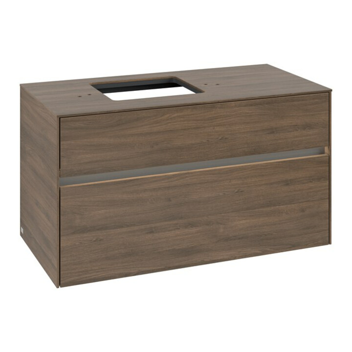 V&B Meuble sous lavabo Collaro 100x54,8x50 cm, WT l, LED 7,3 W, Ariz. Oa