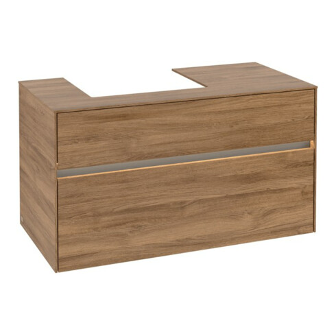 V&B Meuble sous lavabo Collaro 100x54,8x50 cm, WT l, LED 7,3 W, Kan Oa