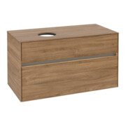 V&B Meuble sous lavabo Collaro 100x54,8x50 cm, WT l, LED 7,3 W, Kan Oa-4
