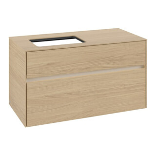 V&B Meuble sous-lavabo Collaro 100x54,8x50 cm, WT l, LED 7,3 W, Nord Oa