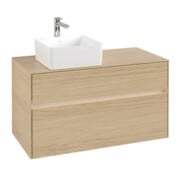 V&B Meuble sous lavabo Collaro 100x54,8x50 cm, WT l, LED 7,3 W, Nord Oa