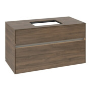 V&B Meuble sous lavabo Collaro 100x54,8x50 cm, WT mi, LED 7,3 W, Ar Oa