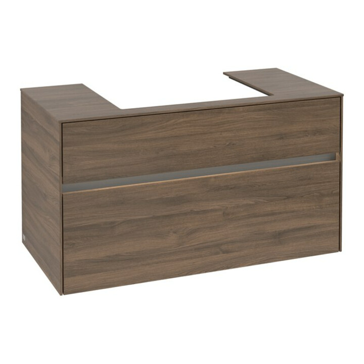 V&B Meuble sous lavabo Collaro 100x54,8x50 cm, WT mi, LED 7,3 W, Ar Oa