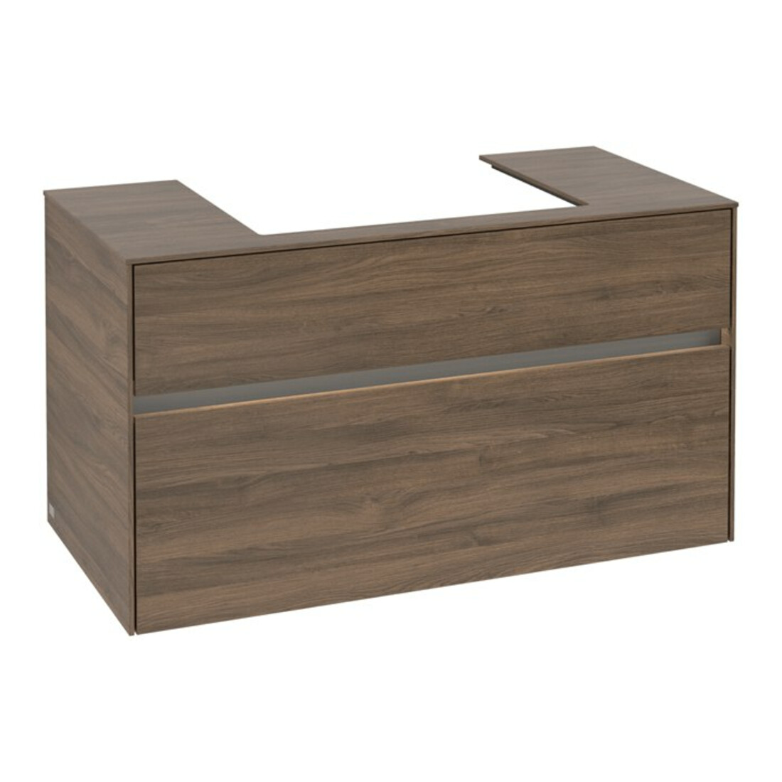 V&B Meuble sous lavabo Collaro 100x54,8x50 cm, WT mi, LED 7,3 W, Ar Oa