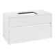 V&B Meuble sous-lavabo Collaro 100x54,8x50 cm, WT mi, LED 7,3 W, blanc brillant-3