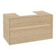 V&B Meuble sous lavabo Collaro 100x54,8x50 cm, WT mi, LED 7,3 W, Nord Oa-4