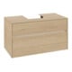 V&B Meuble sous lavabo Collaro 100x54,8x50 cm, WT mi, LED 7,3 W, Nord Oa-3