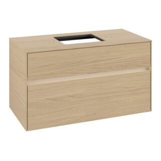V&B Meuble sous lavabo Collaro 100x54,8x50 cm, WT mi, LED 7,3 W, Nord Oa