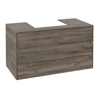V&B Meuble sous lavabo Collaro 100x54,8x50 cm, WT mi, LED 7,3 W, st. Oa
