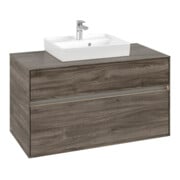 V&B Meuble sous lavabo Collaro 100x54,8x50 cm, WT mi, LED 7,3 W, st. Oa-3