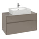 V&B Meuble sous-lavabo Collaro 100x54,8x50 cm, WT mi, LED 7,3 W, wine r-1