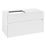 V&B Meuble sous lavabo Collaro 100x54,8x50cm, EV gauche, blanc mat