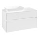 V&B Meuble sous lavabo Collaro 100x54,8x50cm, EV gauche, blanc mat-3
