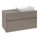 V&B Meuble sous-lavabo Collaro 100x54,8x50cm, lavabo à droite, chêne blanc-1