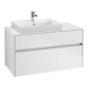V&B Meuble sous lavabo Collaro 100x54,8x50cm, lavabo à gauche, blanc mat-3