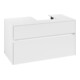 V&B Meuble sous-lavabo Collaro 100x54,8x50cm, lavabo droit, blanc mat-1